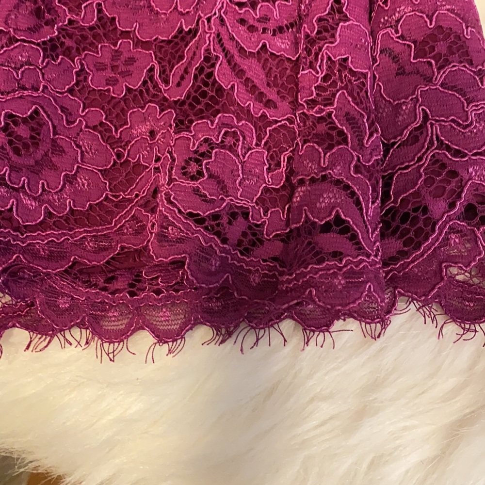 Purple Lace Top - Picture 7 of 8